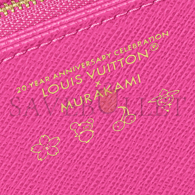 LOUIS VUITTON MASTER MURAKAMI LV × TM ZIPPY WALLET M14162 (19.5*10.5*2.5cm)